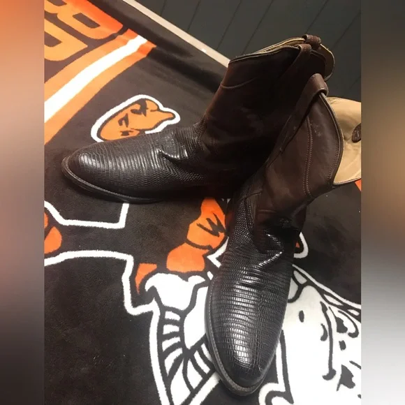 Tecovas Rich Dark Brown Cowboy Boots 1007 12EE 95635 V08 19A - Picture 2 of 8